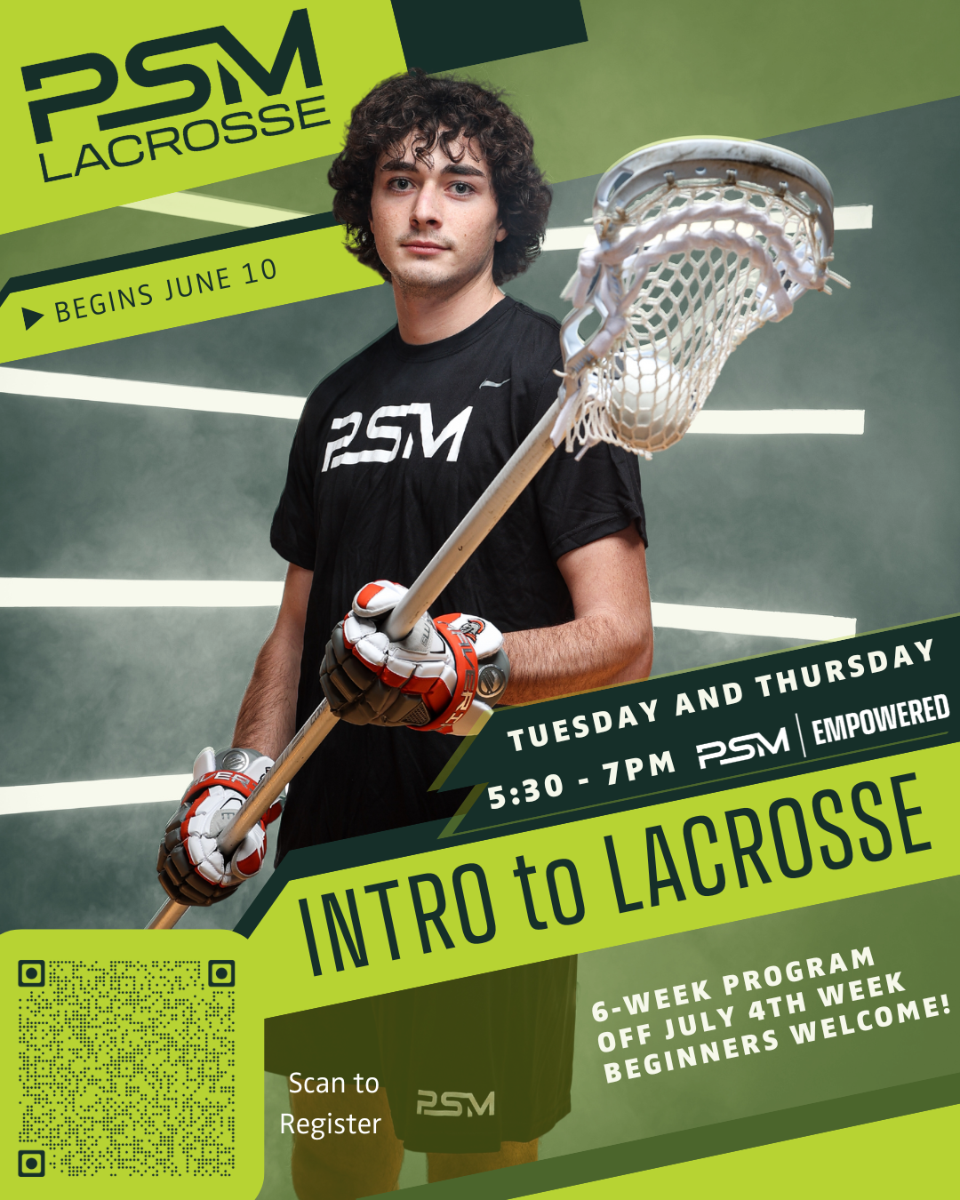2025 PSM Intro to Lacrosse Flyer